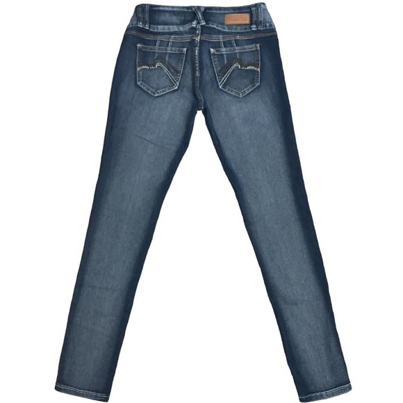 Fashion2Love Two-Toned Skinny Jeans Size Juniors 9 - Picture 2 of 6